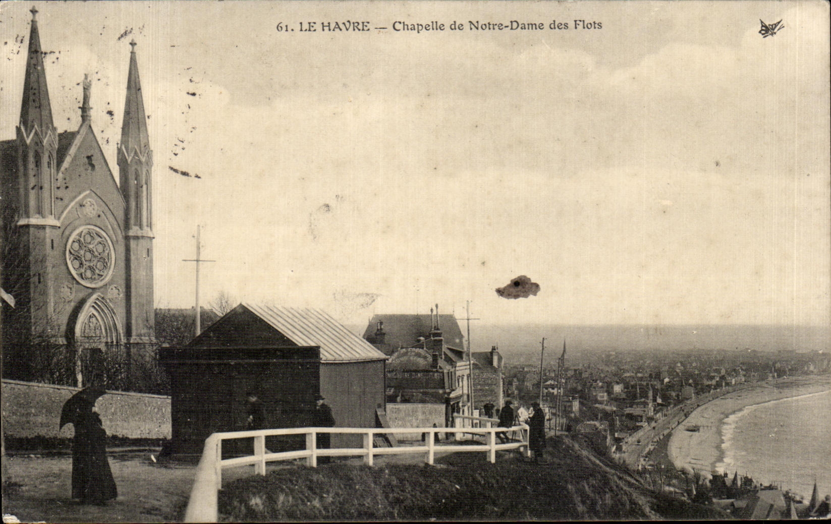 CAmara acorazada de CPA Le Havre de Notre Dame de las inundaciones