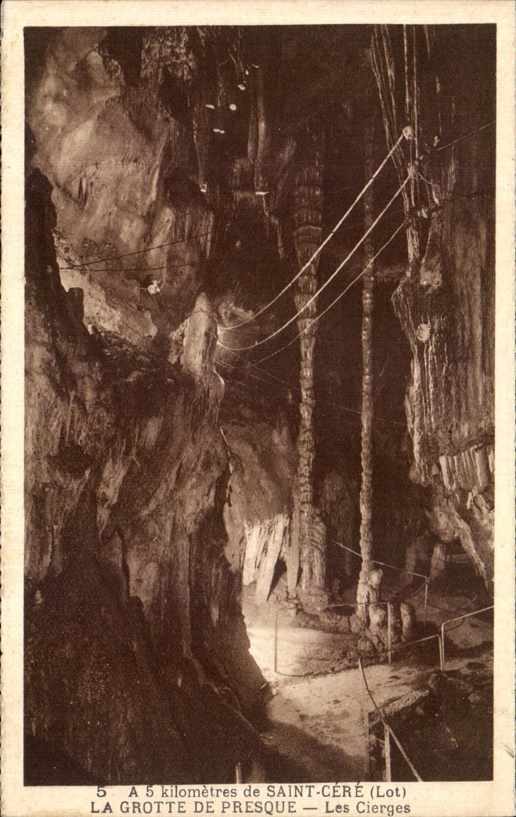 CPA Saint Cere the Cave Of Almost the Clergies