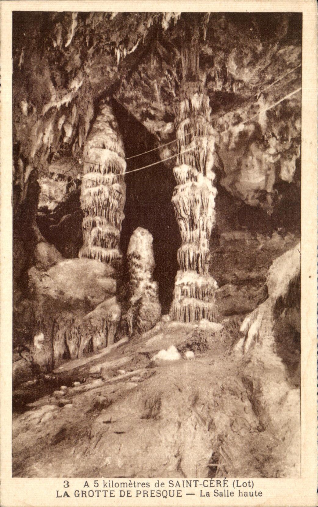 CPA Saint Cere the Cave Of Almost the High Room