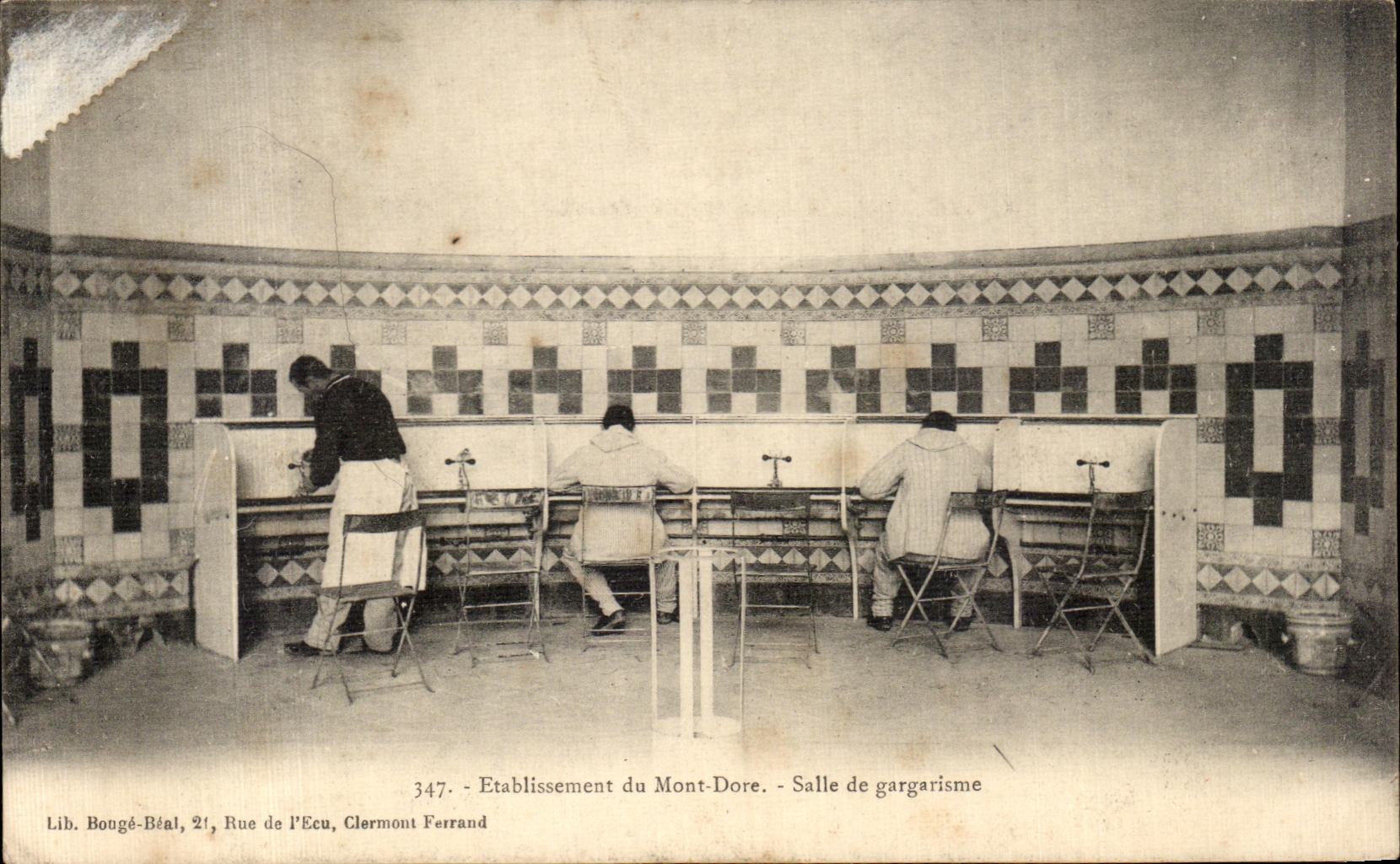 CPA Etablissement of the Mount Gilds Room of gargarism