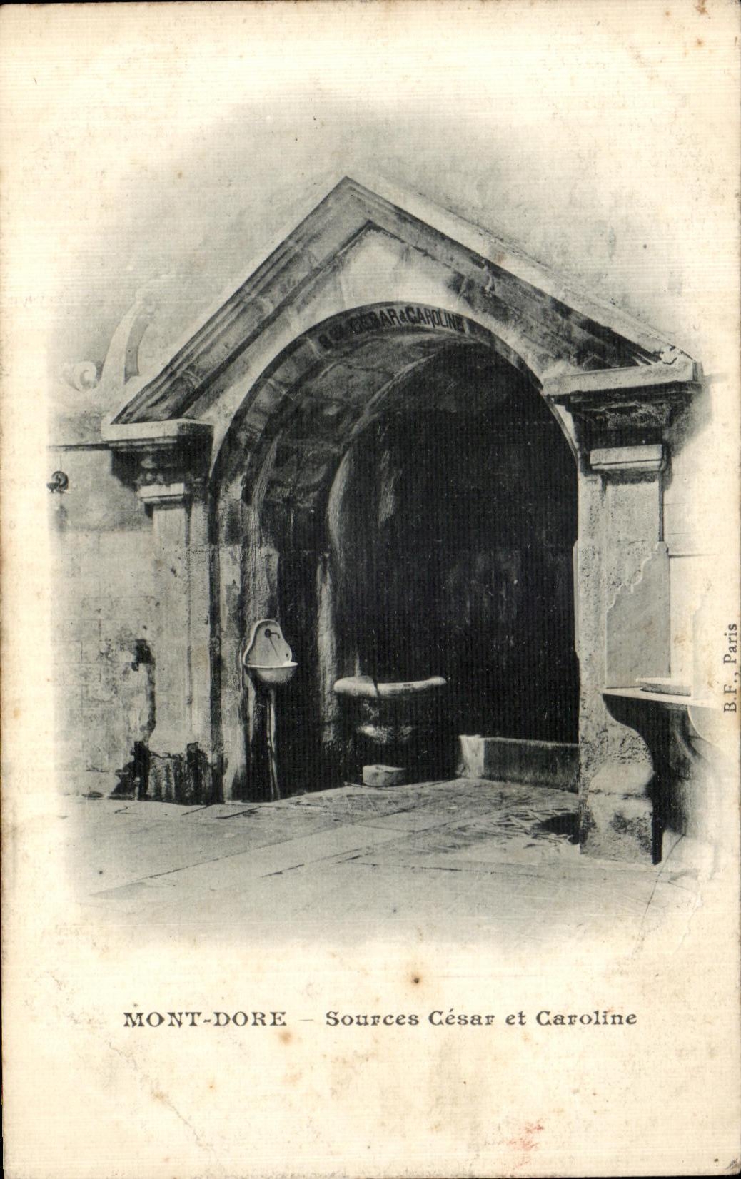 CPA Mont Gilds Sources Cesar and Caroline