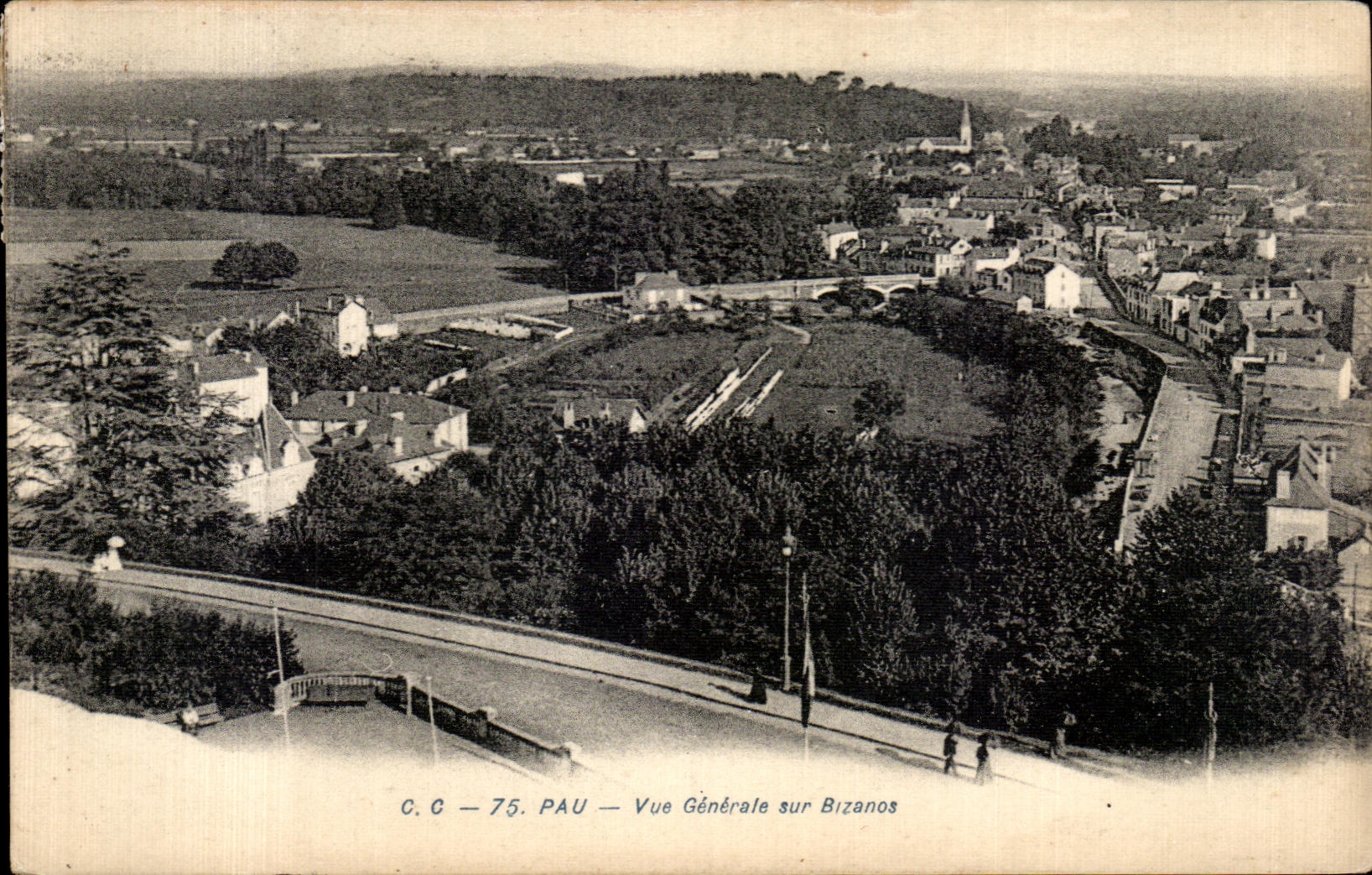 CPA Pau View On Bizanos