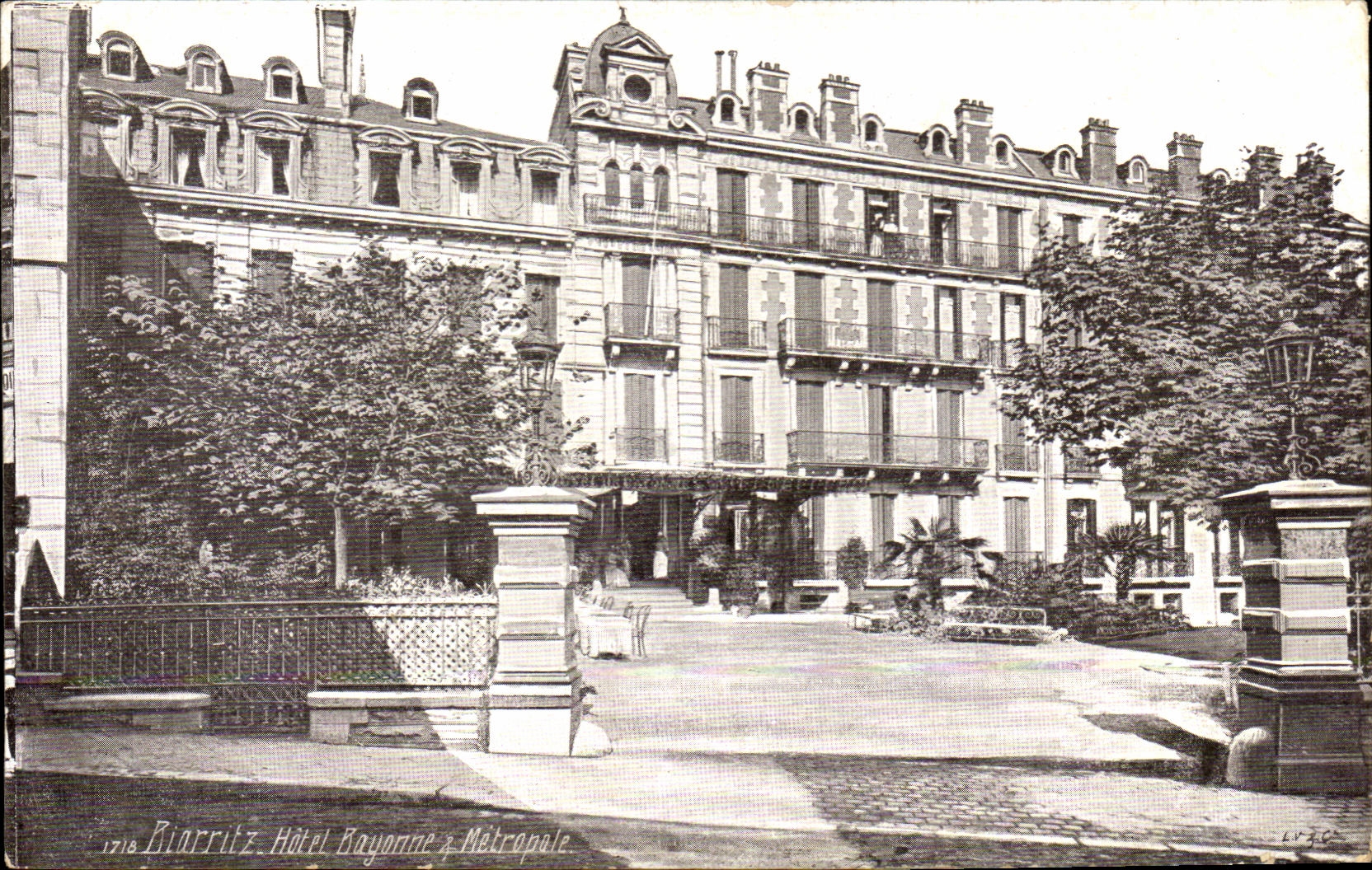 CPA Biarritz Hotel Bayonne Metropole