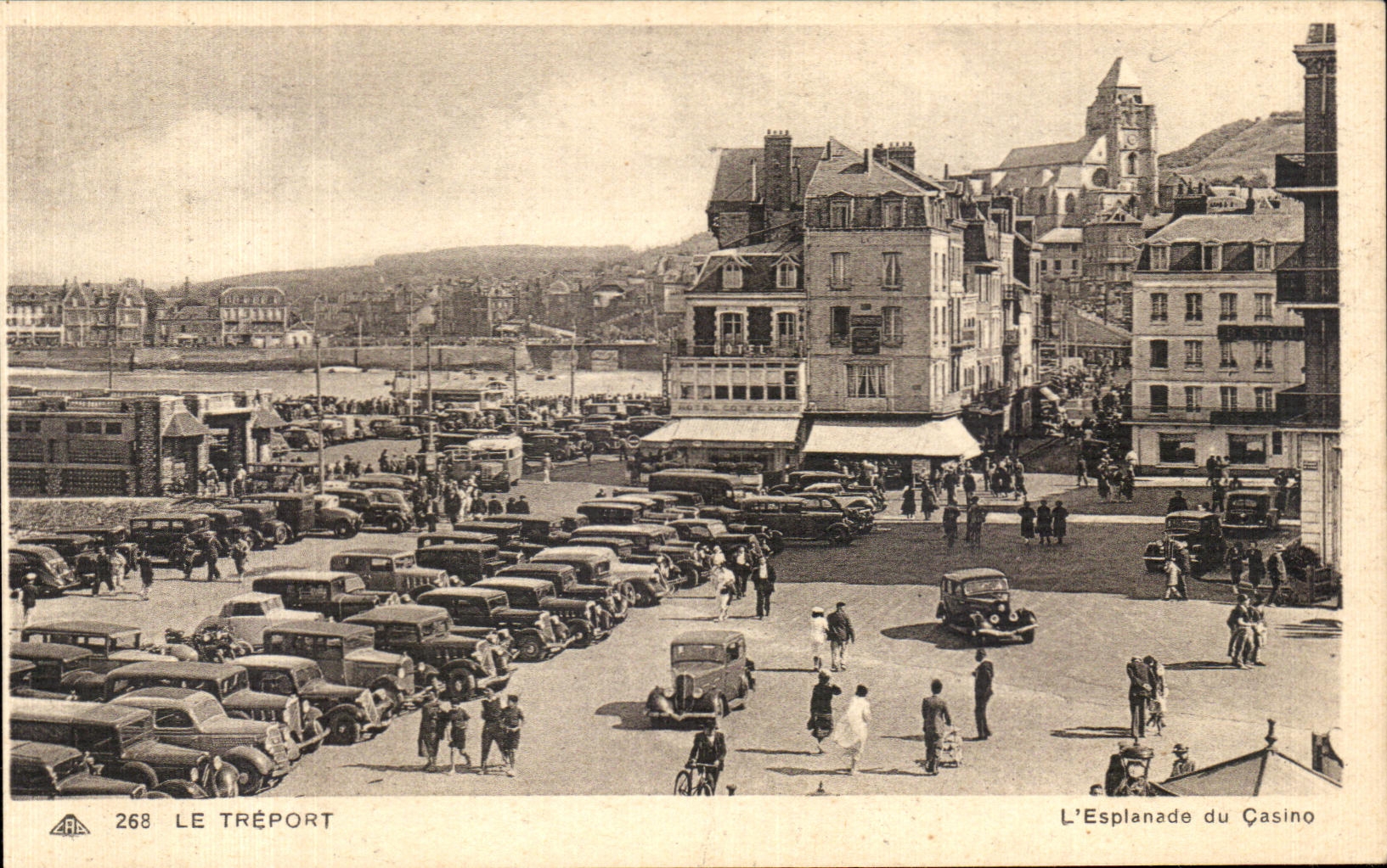 CPA Treport Esplanade of the Casino