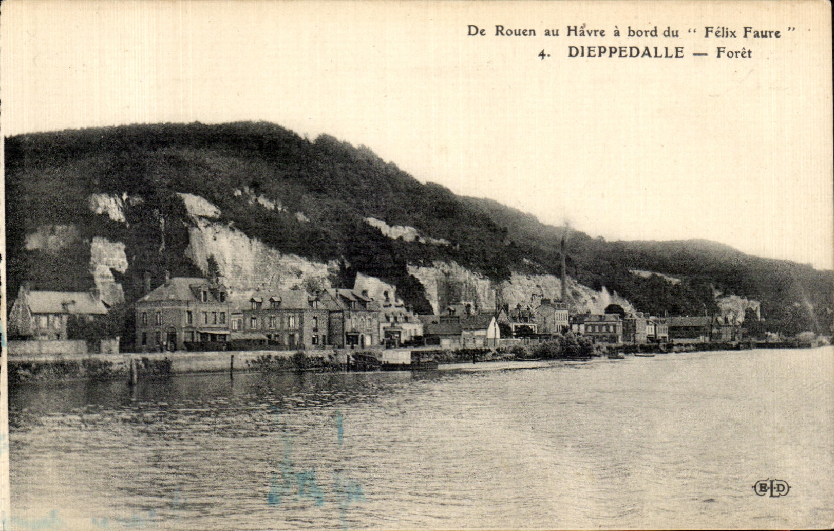 CPA Of Rouen in Le Havre has edge of Felix Faure Dieppedalla Foret