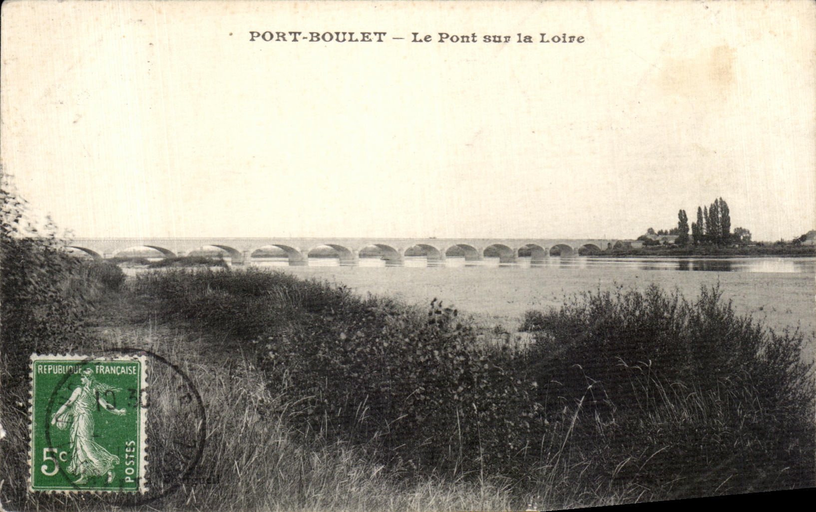 CPA Port Boulet Le Pont sur la Loire