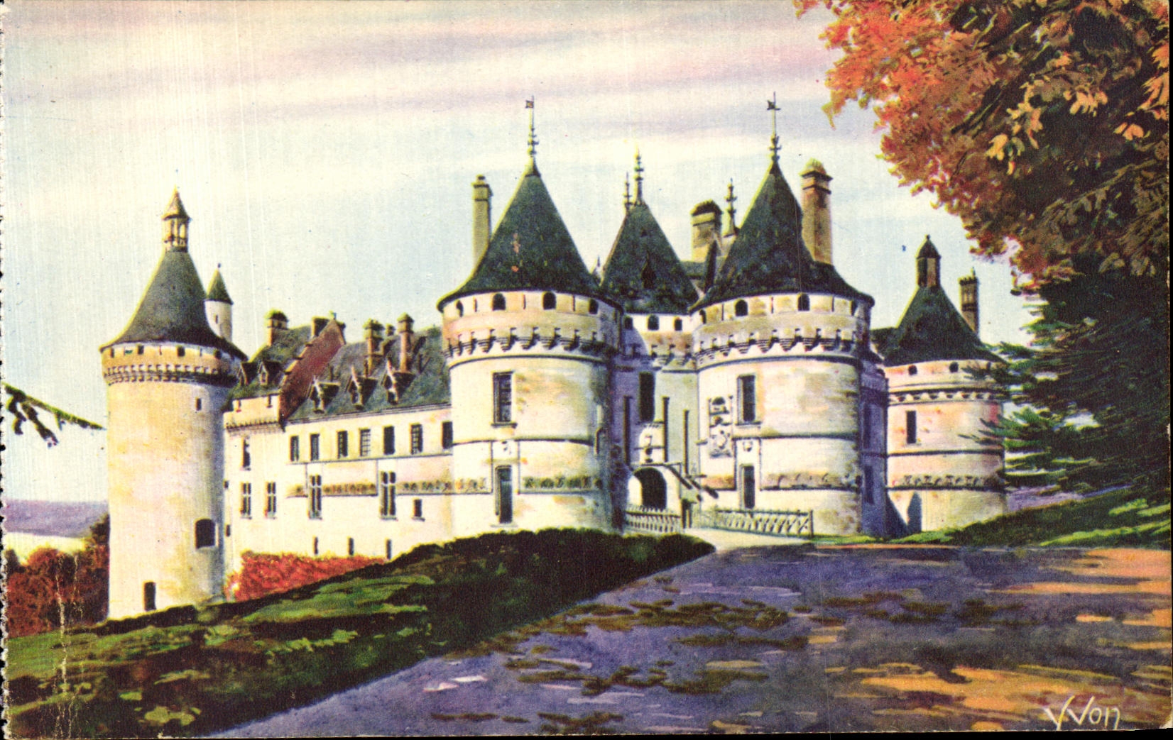 CPA La douce France Chateaux De la Loire Chaumont sur Loire