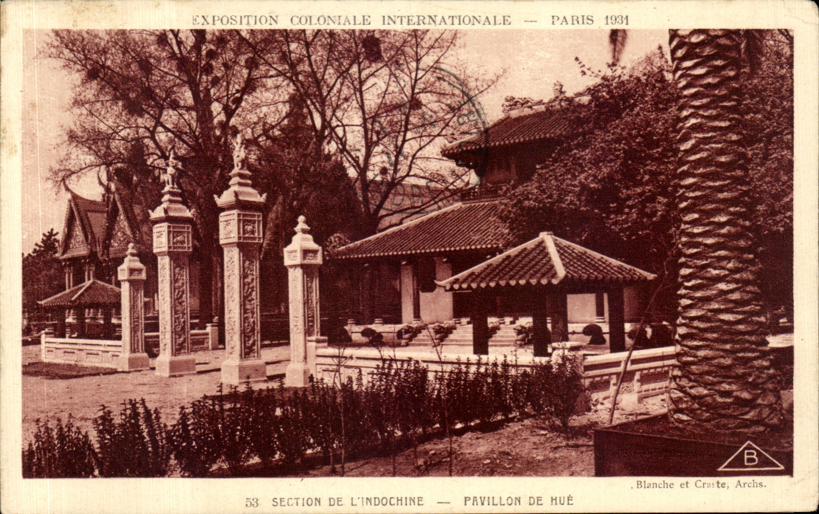 CPA Exposition coloniale internationale Paris 1931 Section De L Indochine Pavillon De Hue