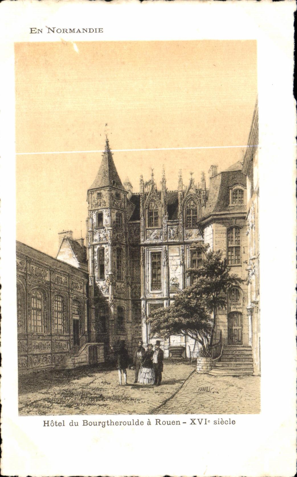 CPA Rouen Hotel of Bourgtheroulde has Rouen