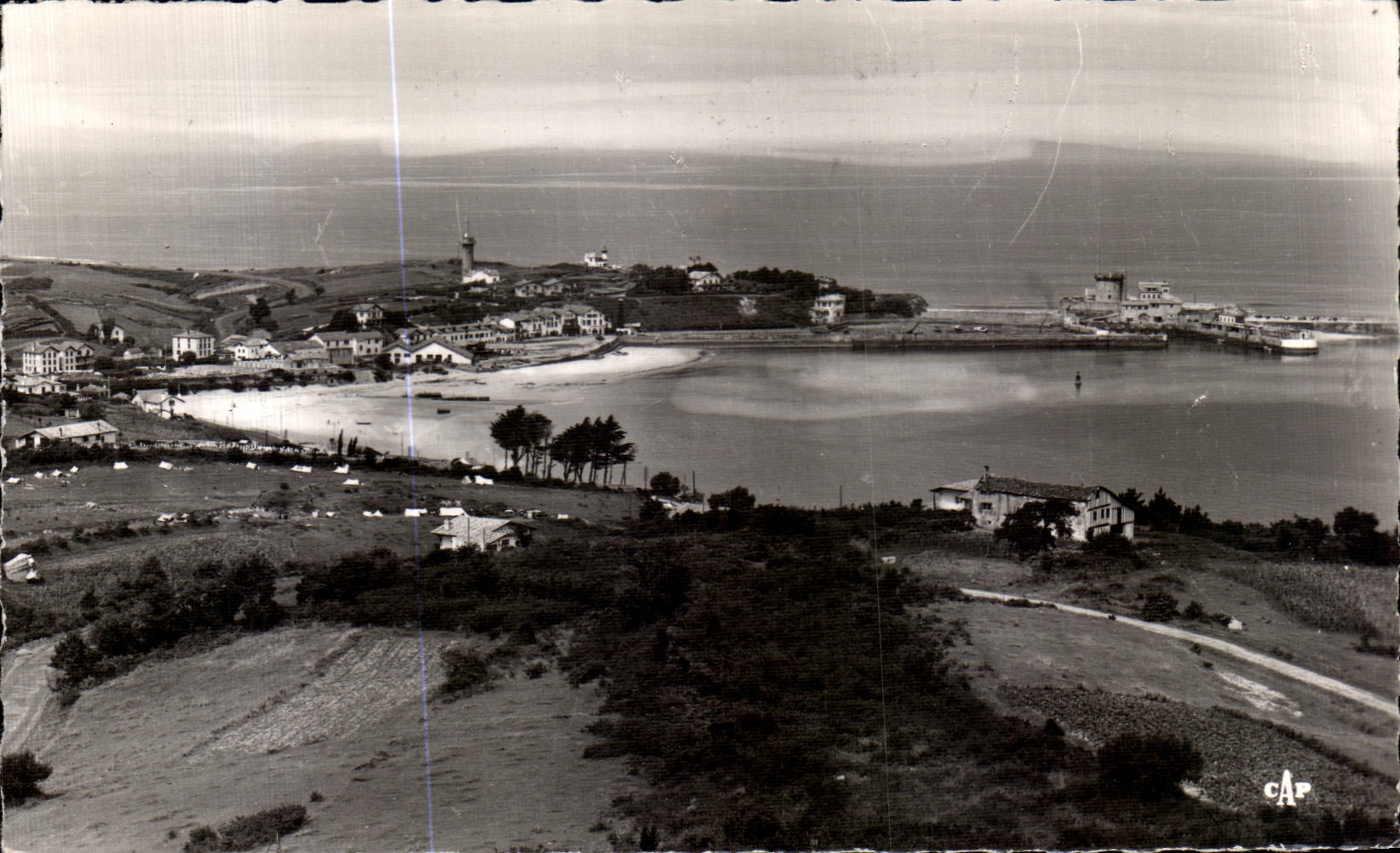 CPA Saint Jean de Luz Soeoa vu de laTour de Bordagain