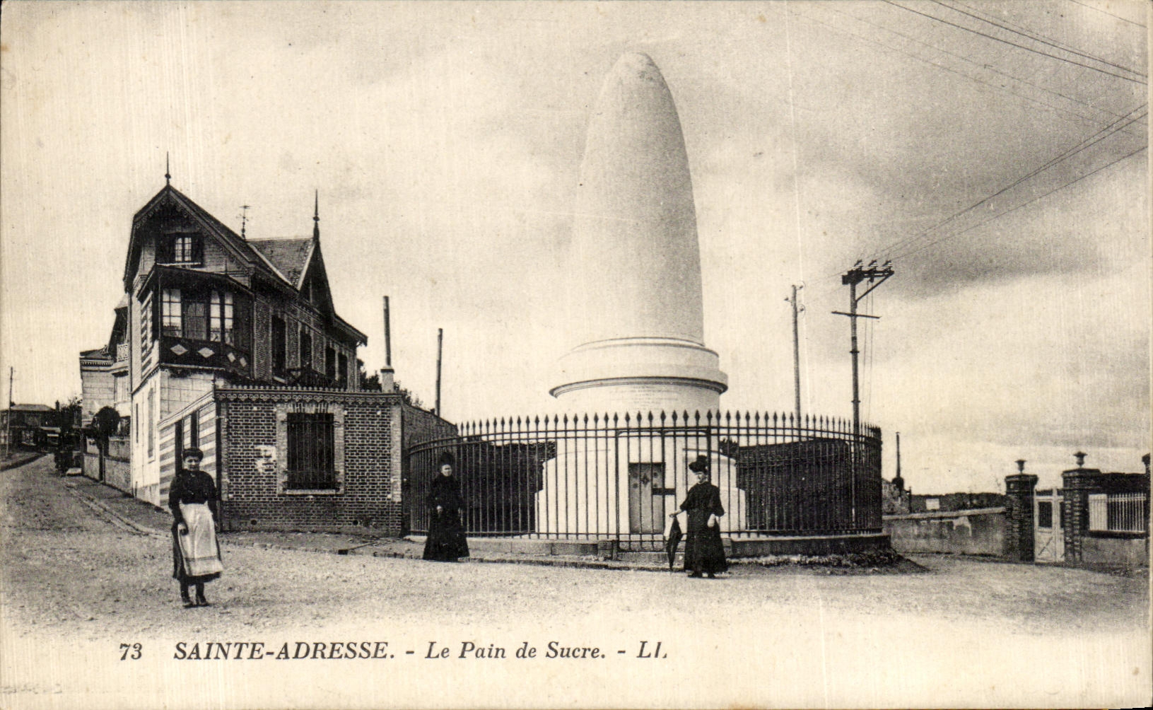 CPA Sainte Address Bread of on it