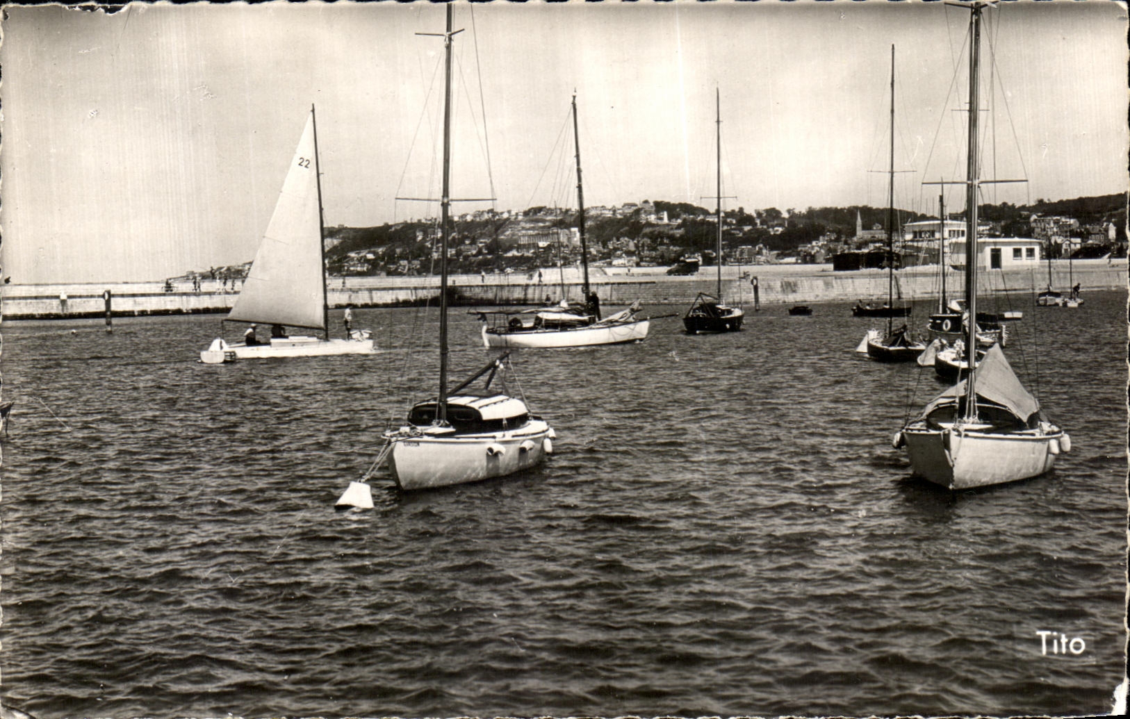 CPA Le Havre Avant Port Pointe de la Heve
