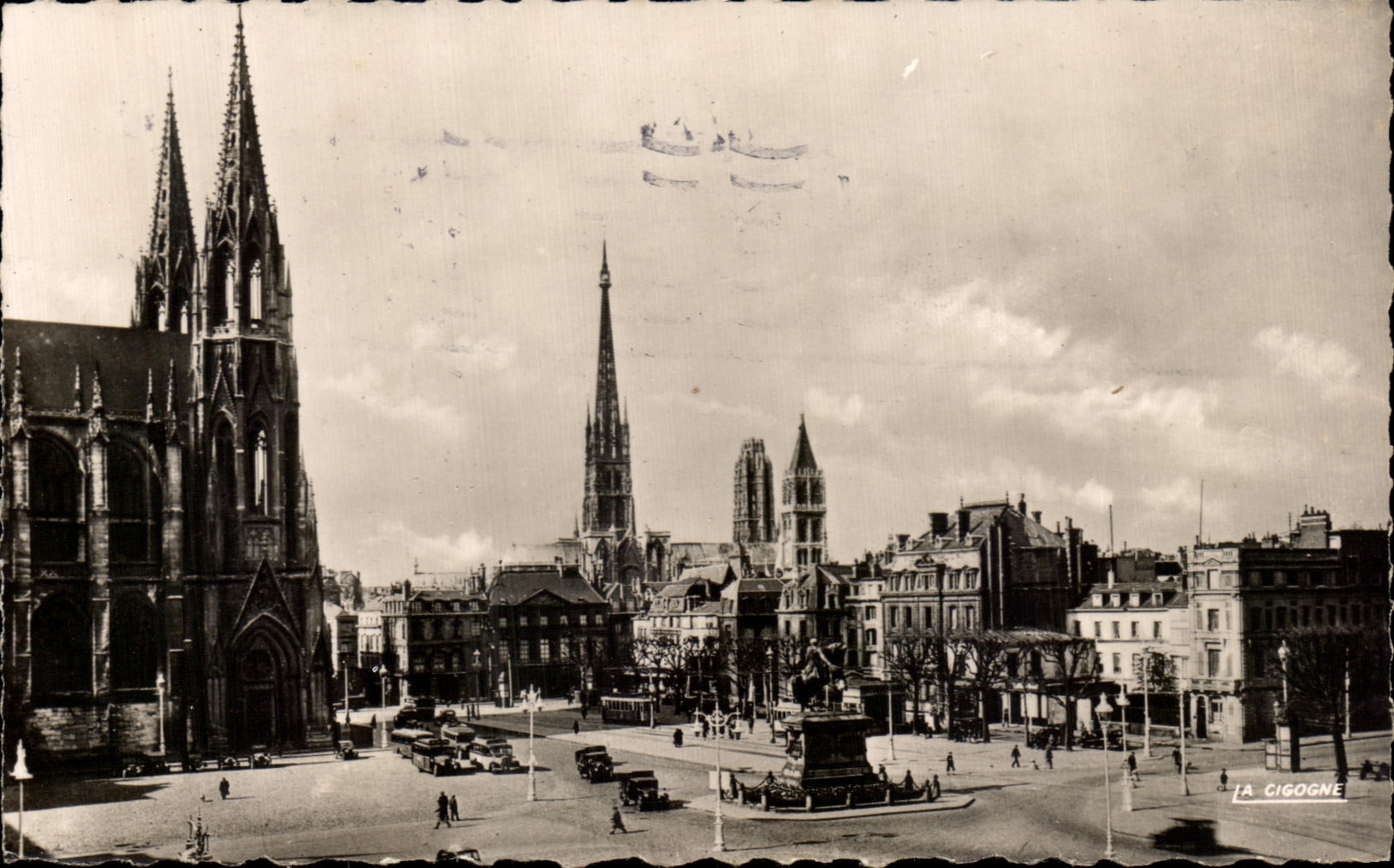 CPA Rouen Places General de Gaulle