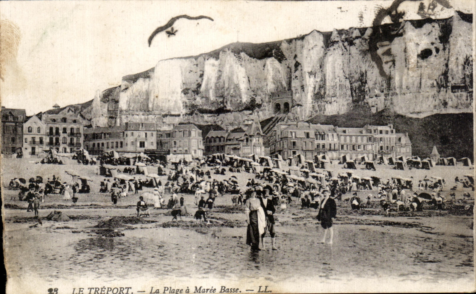 CPA Treport the Beach has Marie Basse