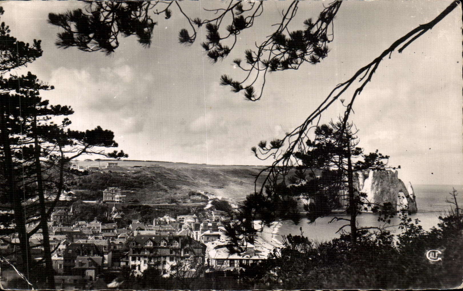 CPA Etretat Seen of the Slopes