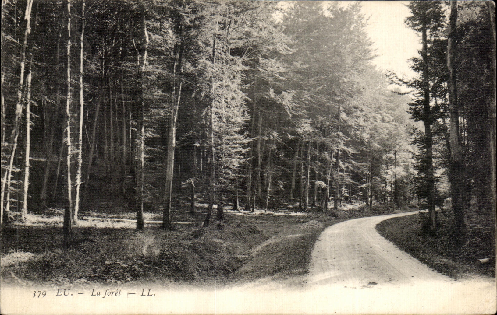 CPA Eu La Foret