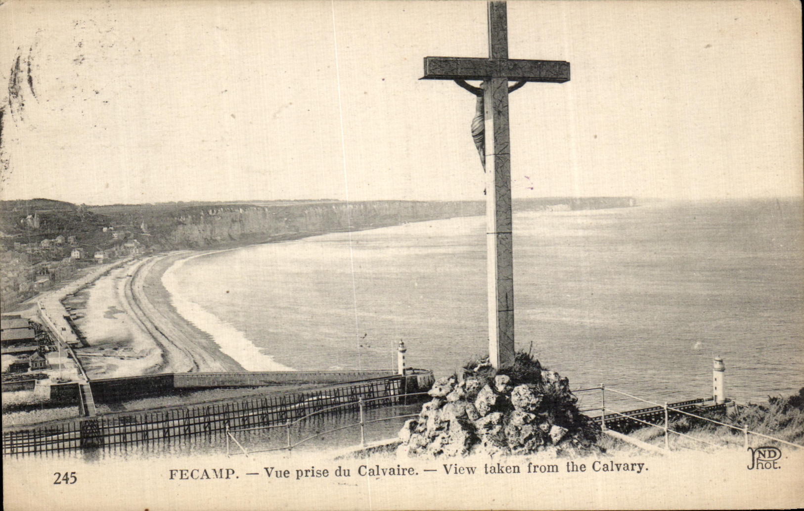 CPA Fecamp Vue Prise du Calvaire View taken from the Calvary