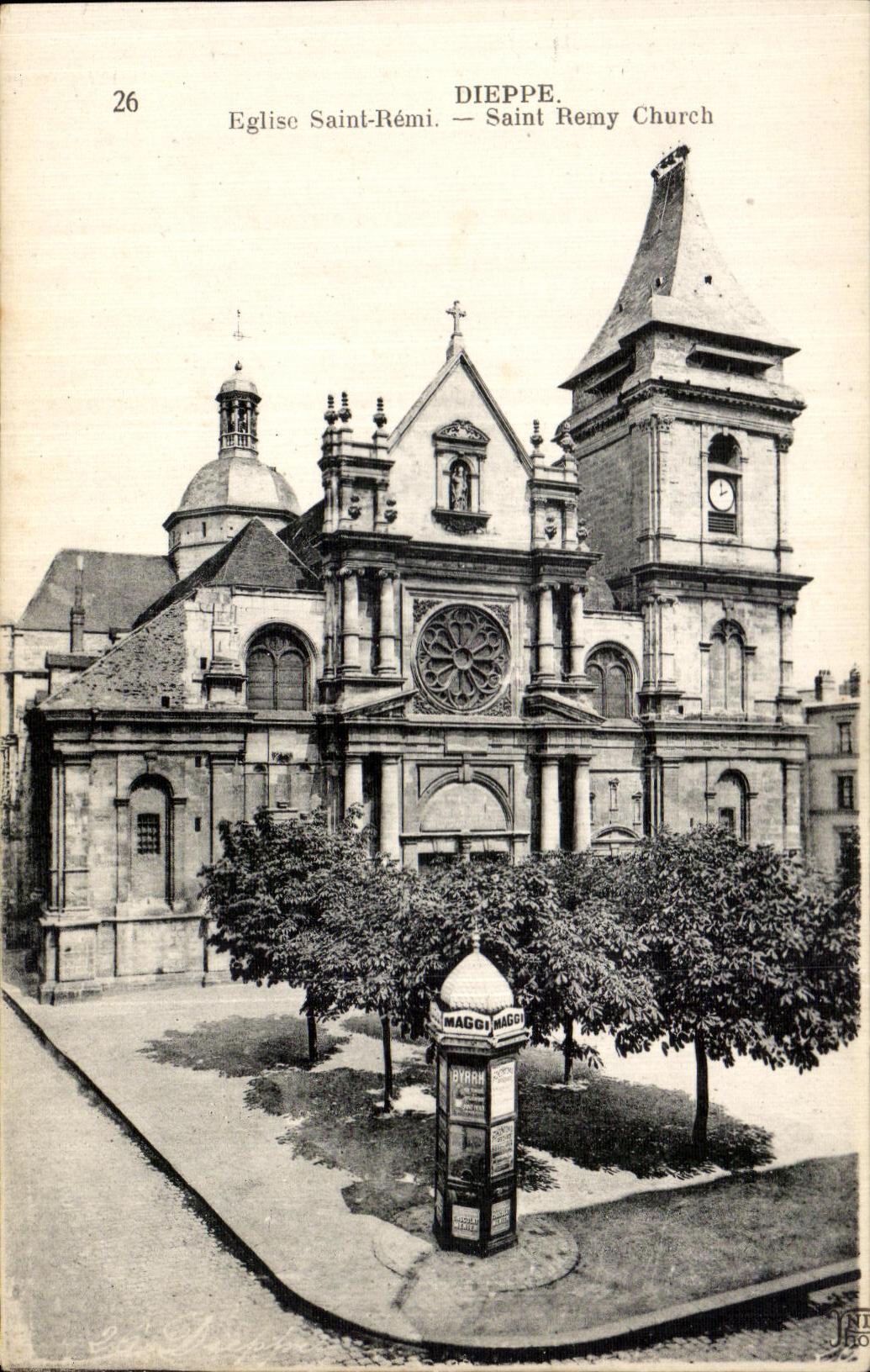 Iglesia santa de Remy del santo de Remi de la iglesia de CPA Dieppe