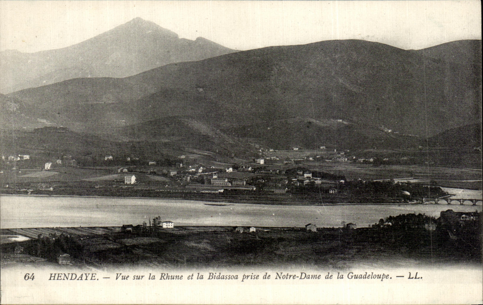 CPA Henaye Seen on Rhune and Bidassoa taken of Notre Dame of the Guadeloupe