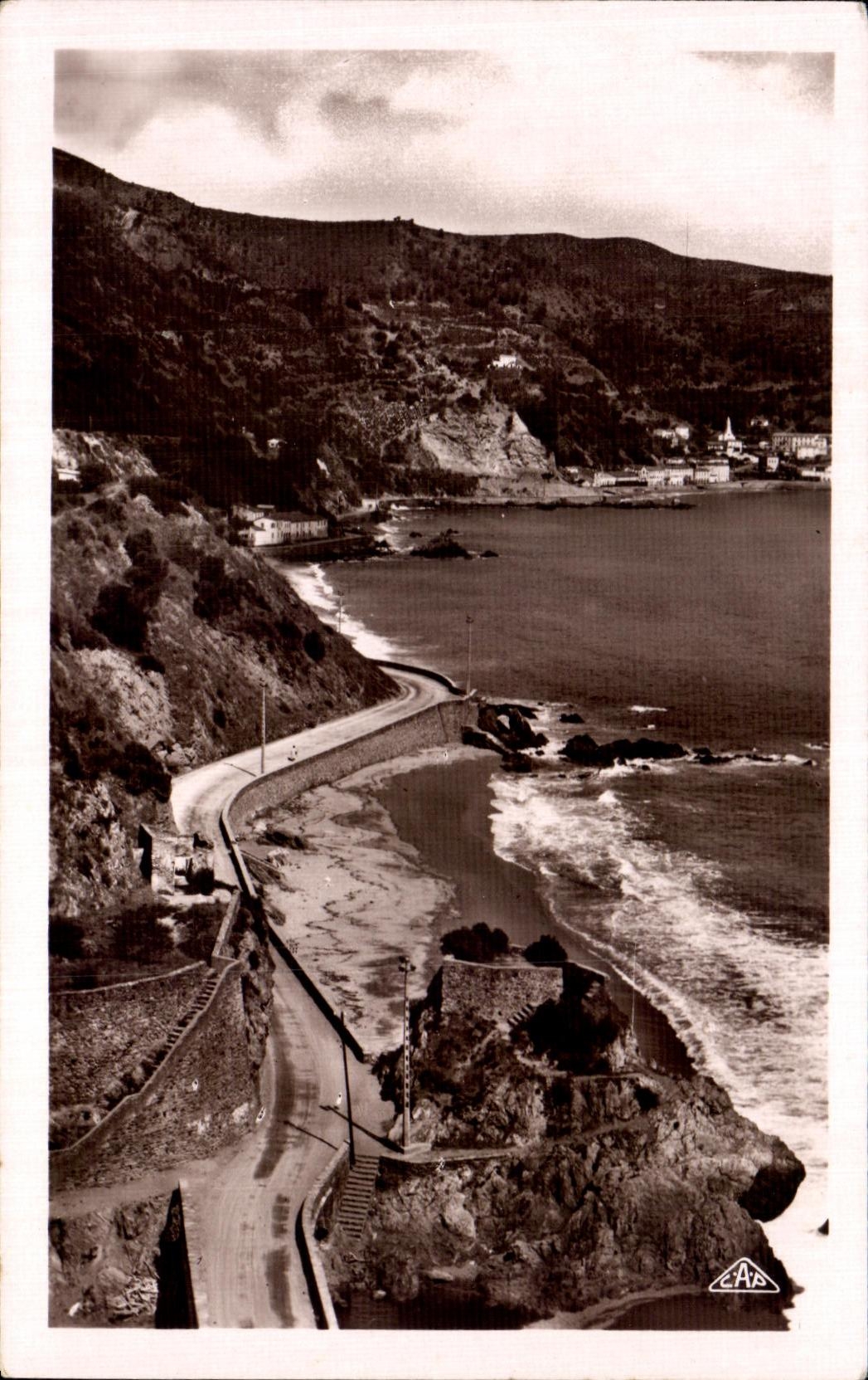 CPA Algerie Pilippeville la Corniche