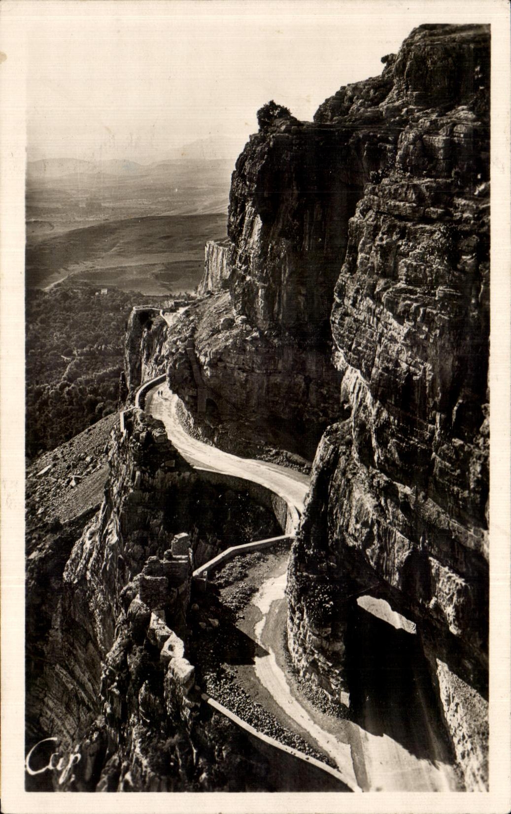 CPA Constantine Route de la Corniche du Rhumel