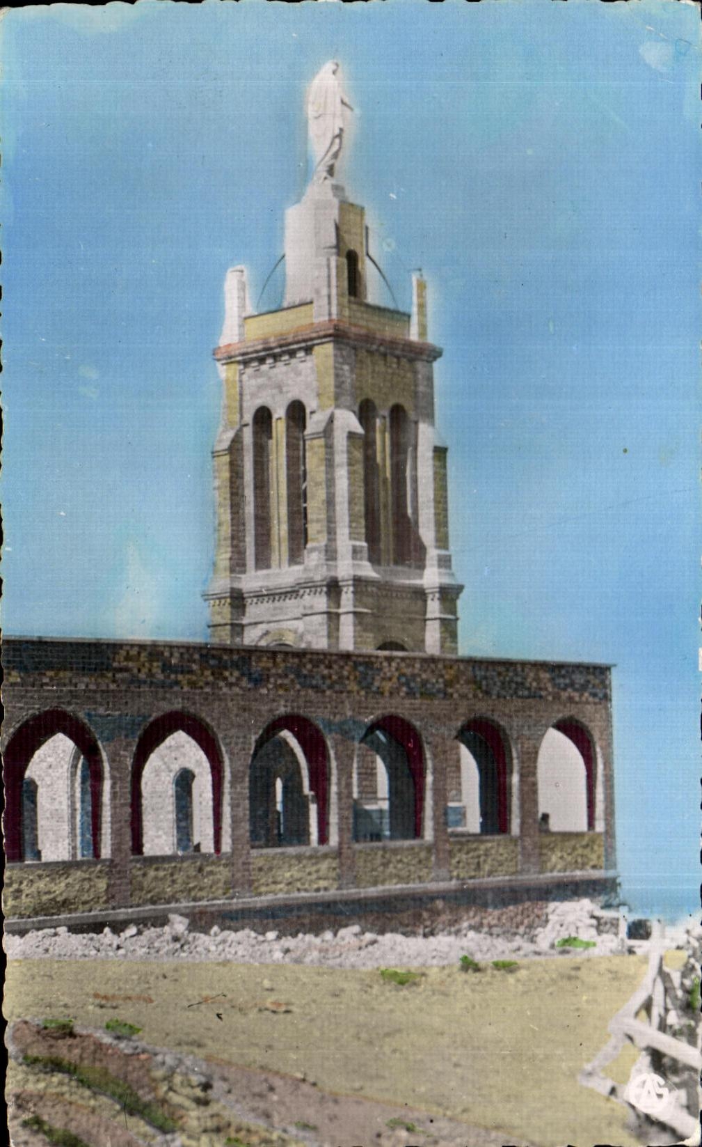 CPA Oran the Basilica of Santa cruz