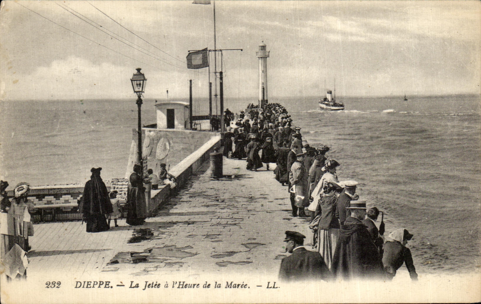 CPA Dieppe el embarcadero tiene hotel de la marea