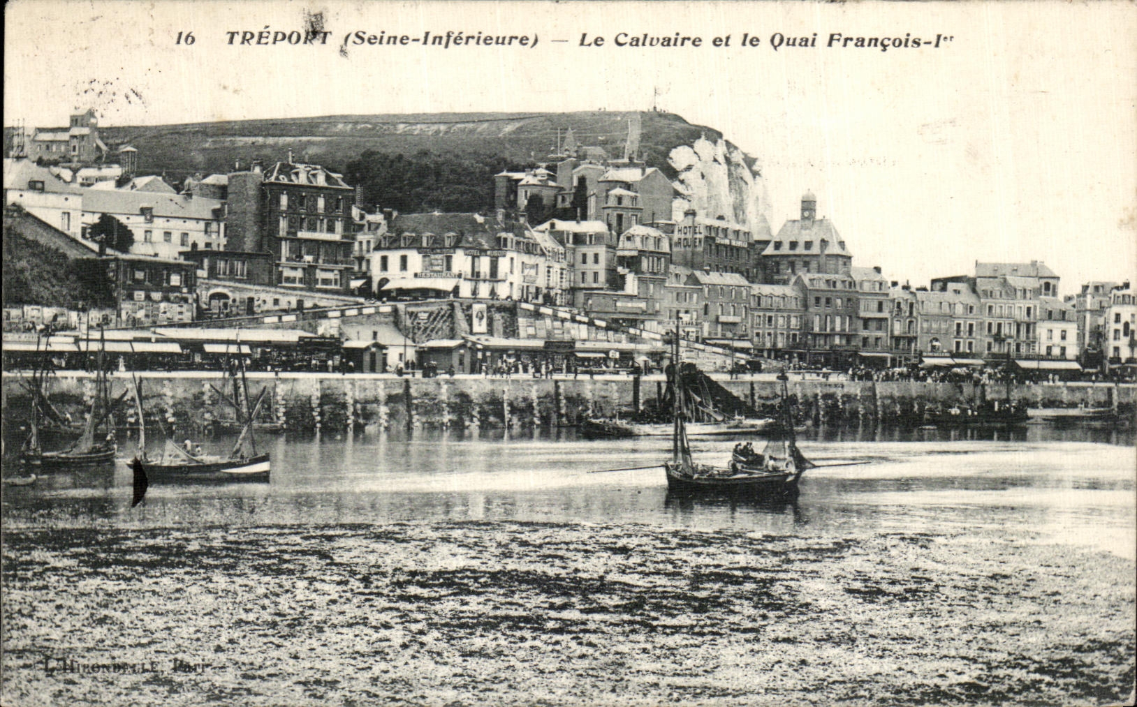 CPA Treport the Martyrdom and the Francois Quay 1st