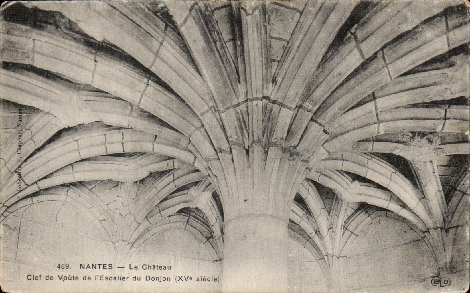 CPA Nantes the Keystone Castle of Staircase of the Keep