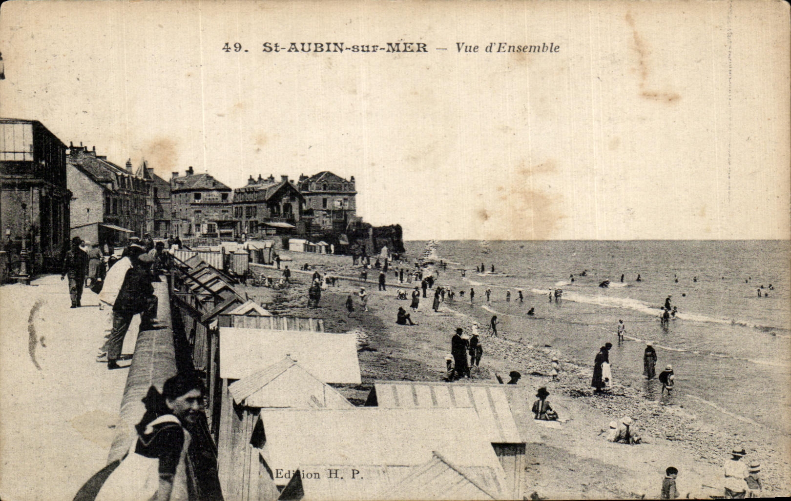 CPA St Aubin on Sea Seen Together