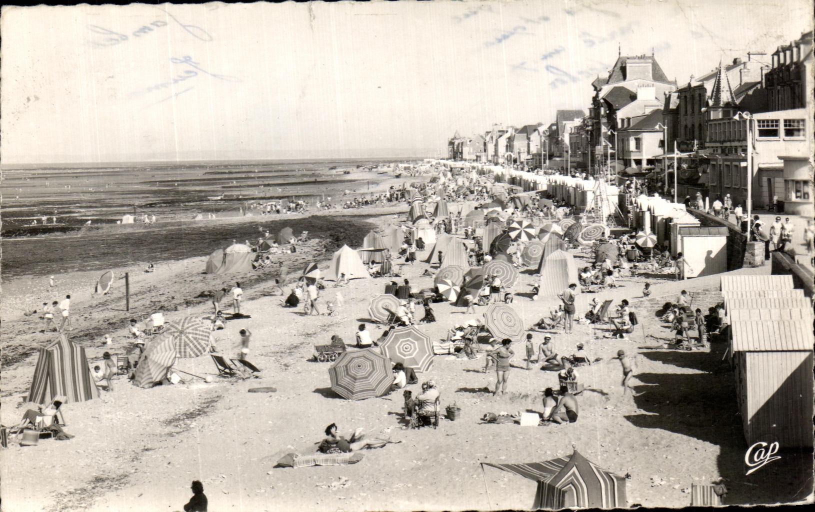 CPA Saint Aubin On Sea the Beach and the Walk