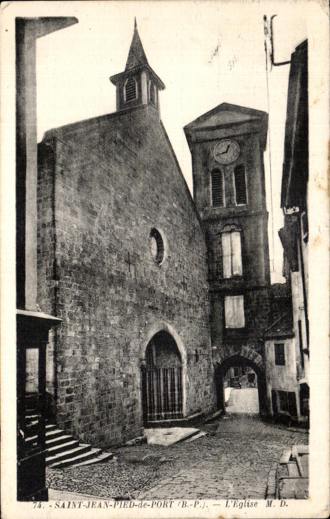 CPA Saint Jean Foot of Port Church