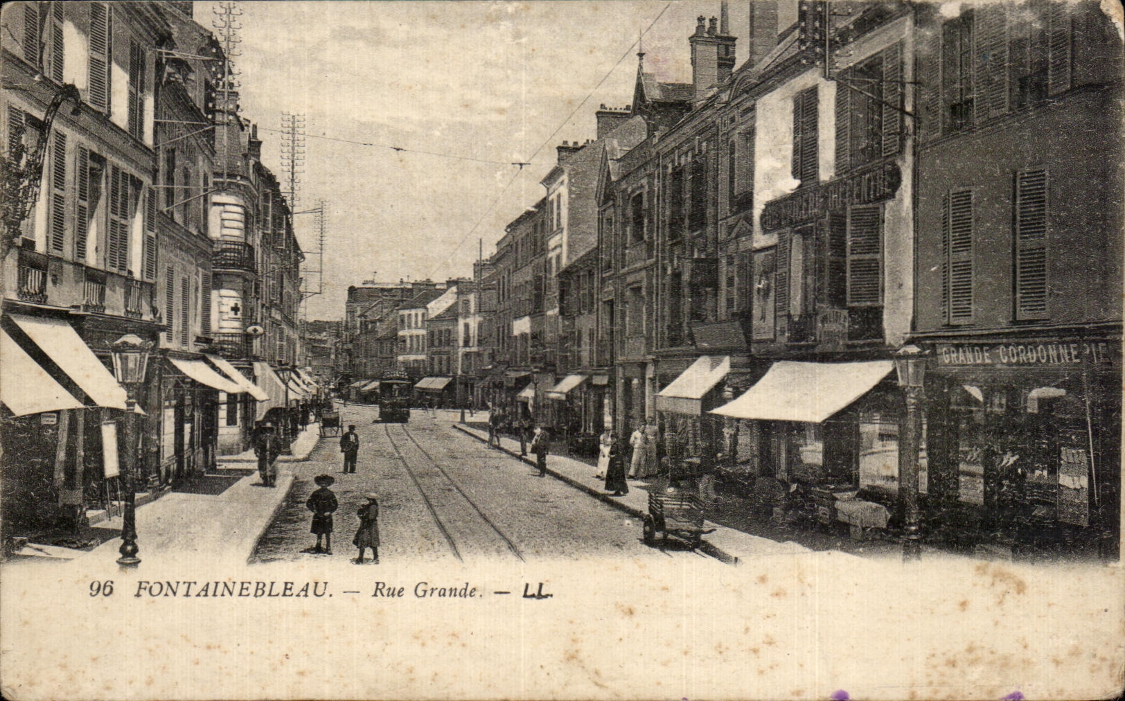 CPA Fontainebleau rue Grande