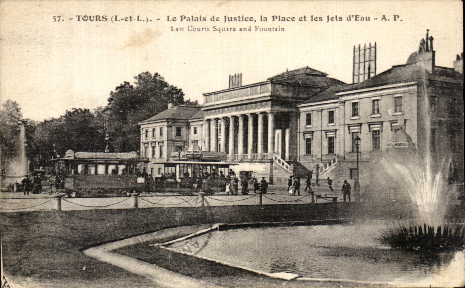 CPA Tours Law courts the Place and the Jets Water short Law Public garden and Founatain