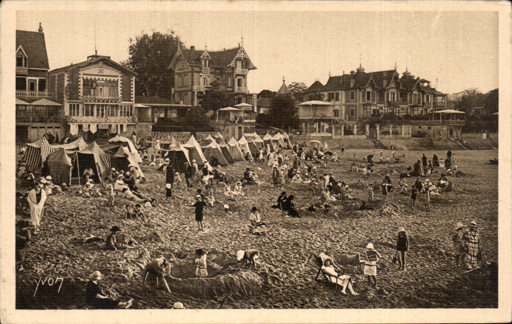 CPA Arcachon La Plage a l heure du bain