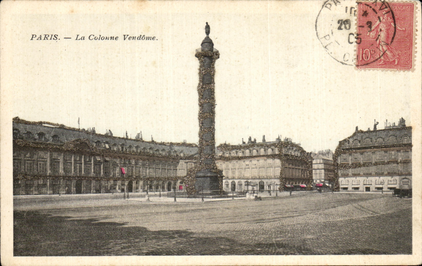 CPA Paris La Colonne Vendone