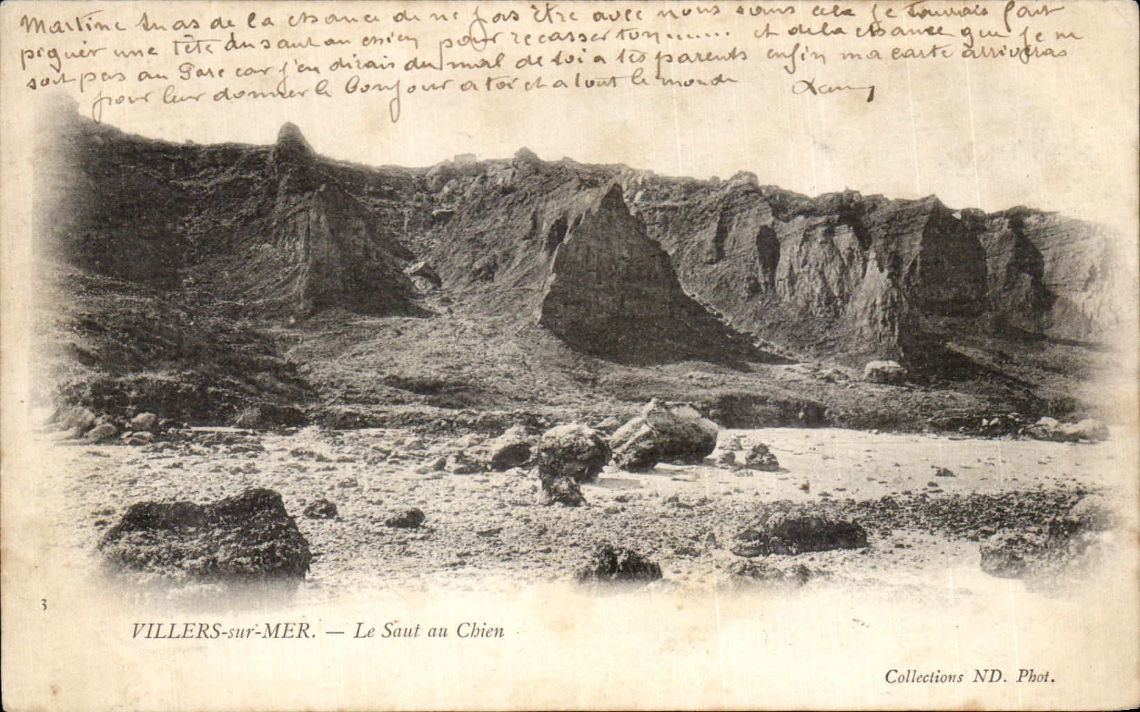 CPA Villers Sur Mer Le saut au Chien