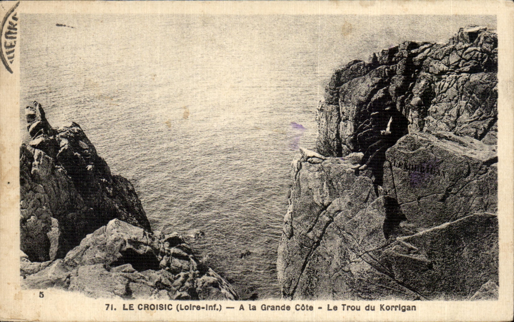 CPA Croisic (the Loire inf) With the Great dimension the Hole of the Goblin