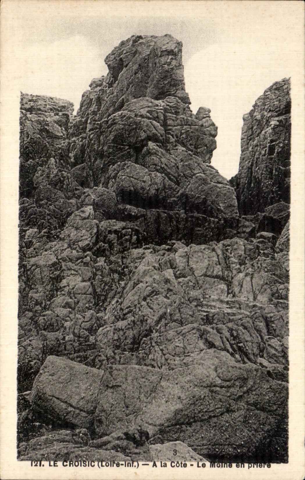 CPA Croisic (the Loire Inf) With the Dimension the monk in Prayer