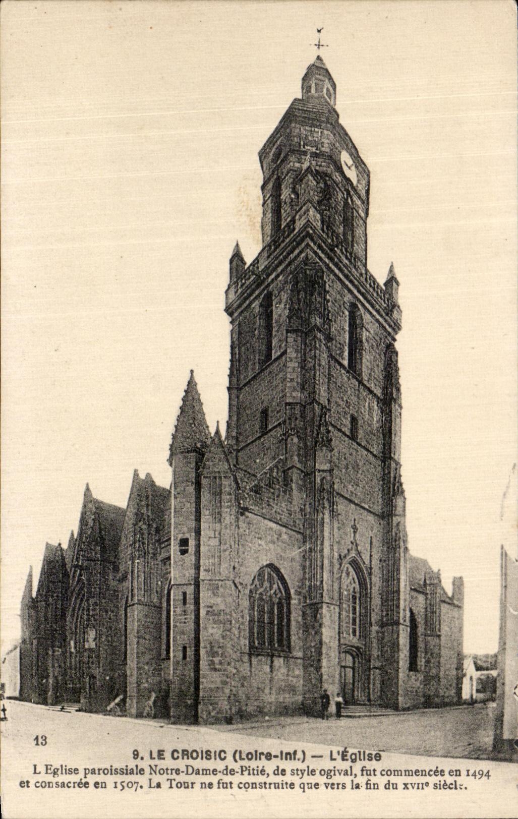 Iglesia de CPA Croisic (el Loire inf) I