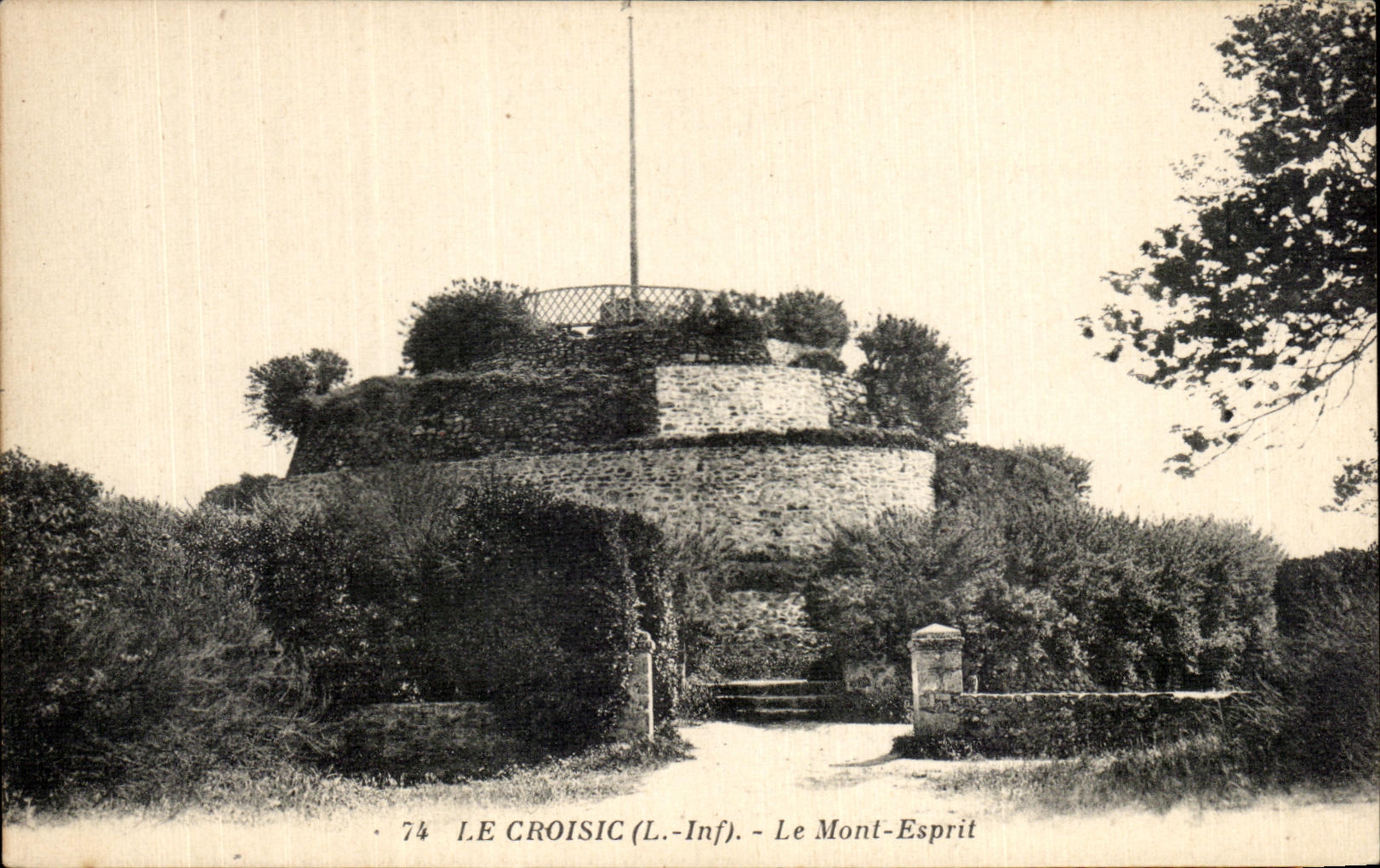 CPA Croisic (the Loire Inf) the Mount Spirit