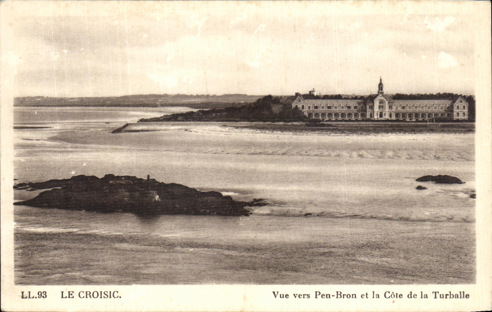 CPA Croisic Seen Towards PEN Bron and the Dimension of Turballe