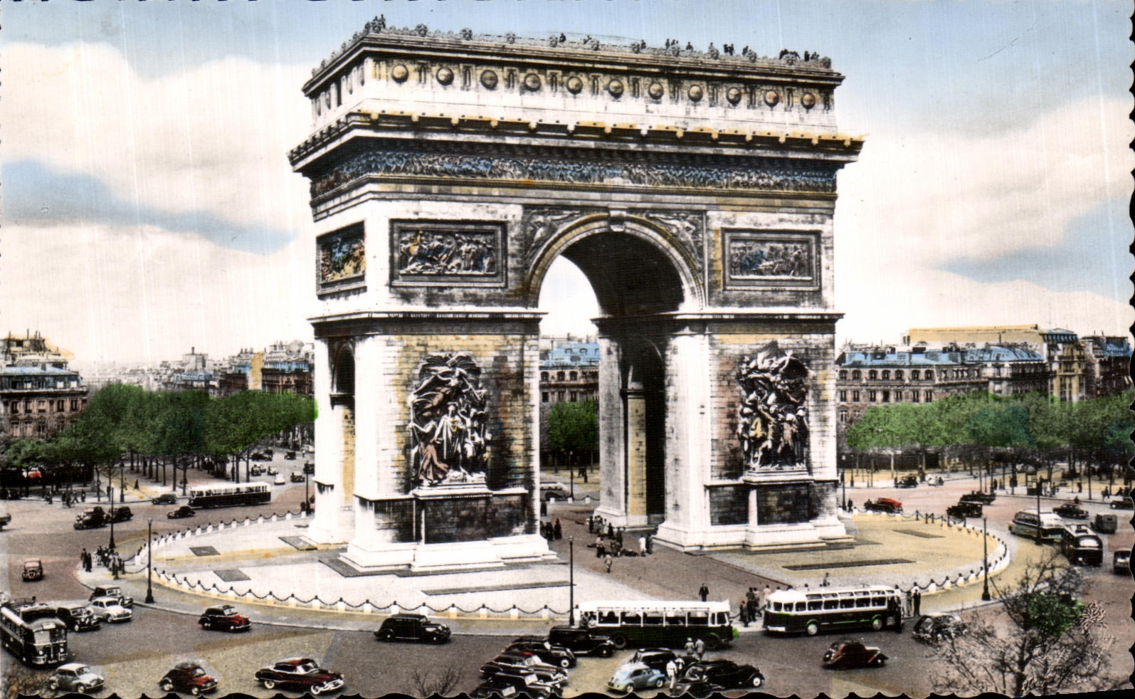 CPA Paris Arc De Triomphe de I Etoile
