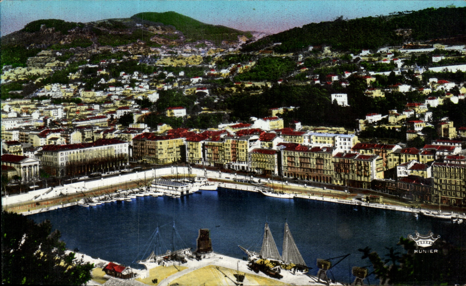 CPA Nice the Port and the Boron Mount