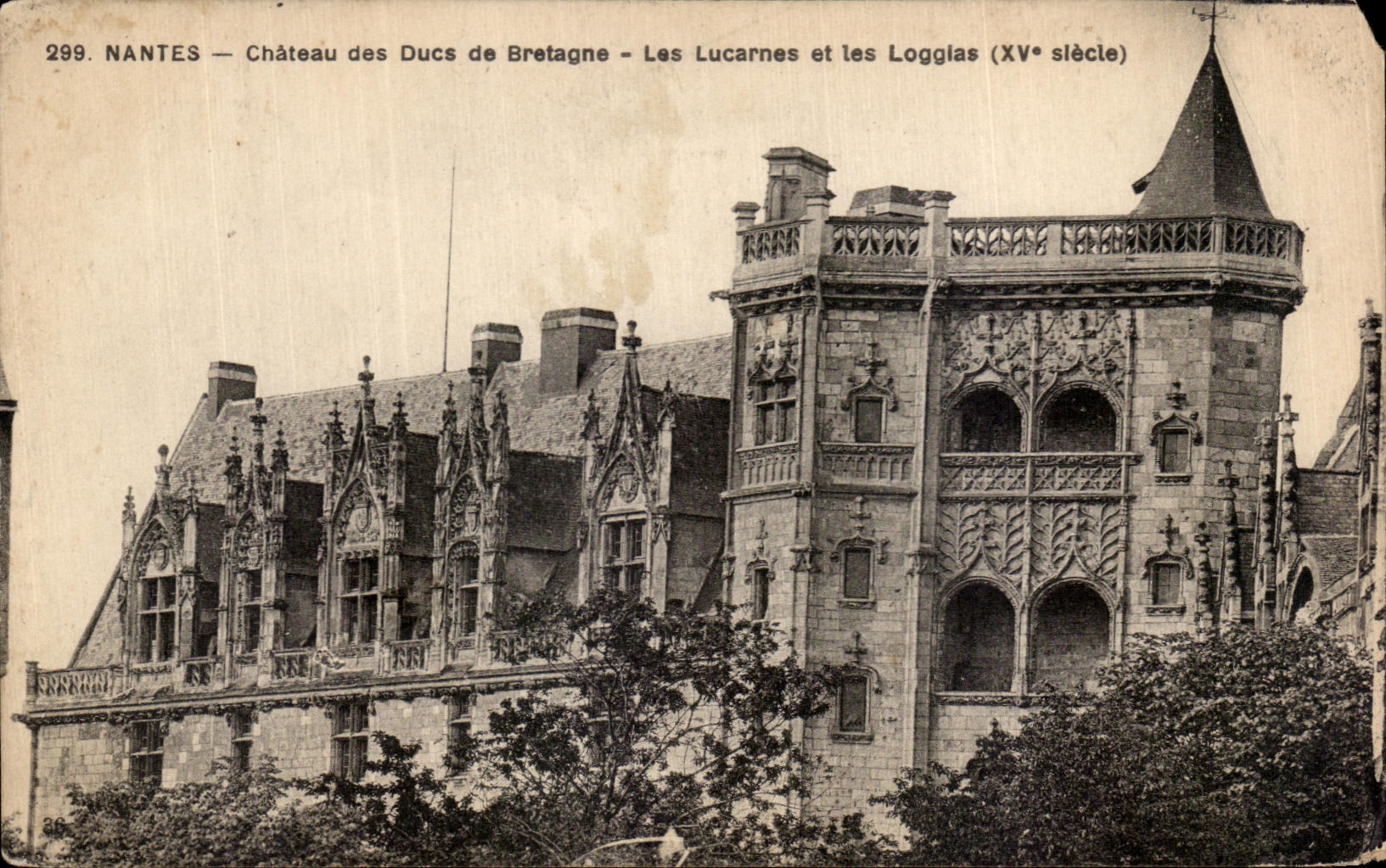 CPA Nantes Castle of the Dukes of Brittany