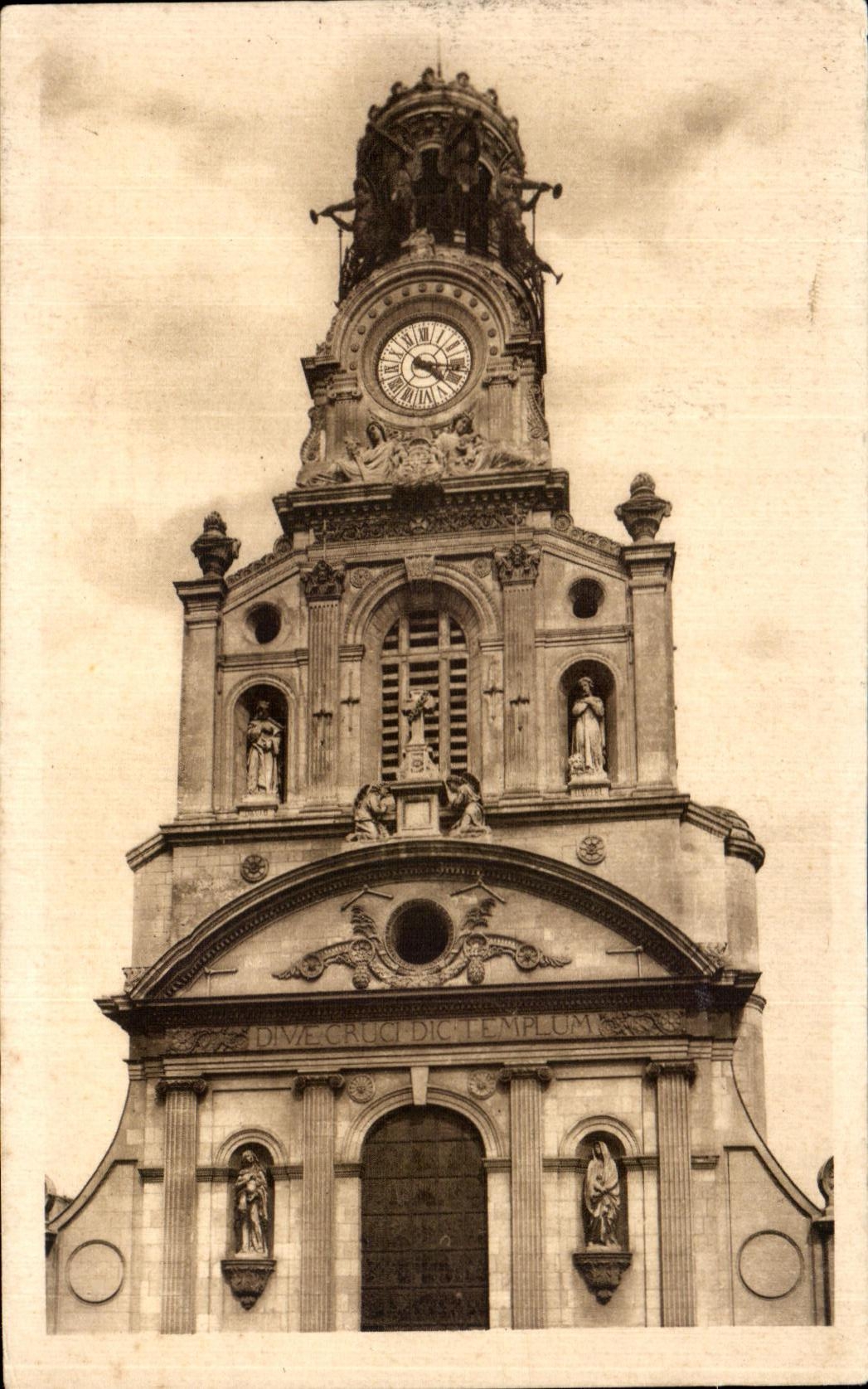 CPA Nantes Church Sainte Cross the belfry