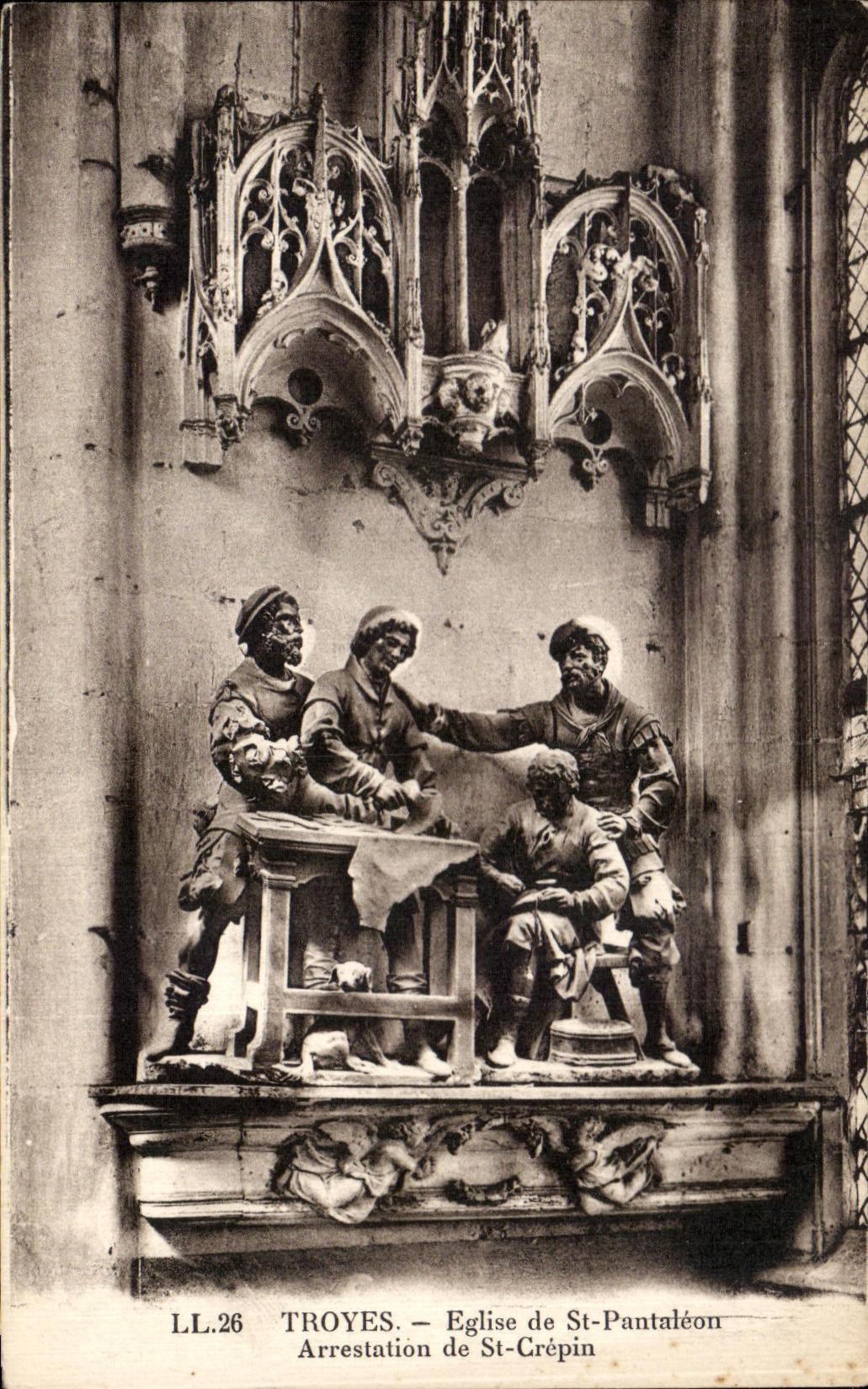 CPA Troyes Church of St Pantaleon Arrest of St Crepin