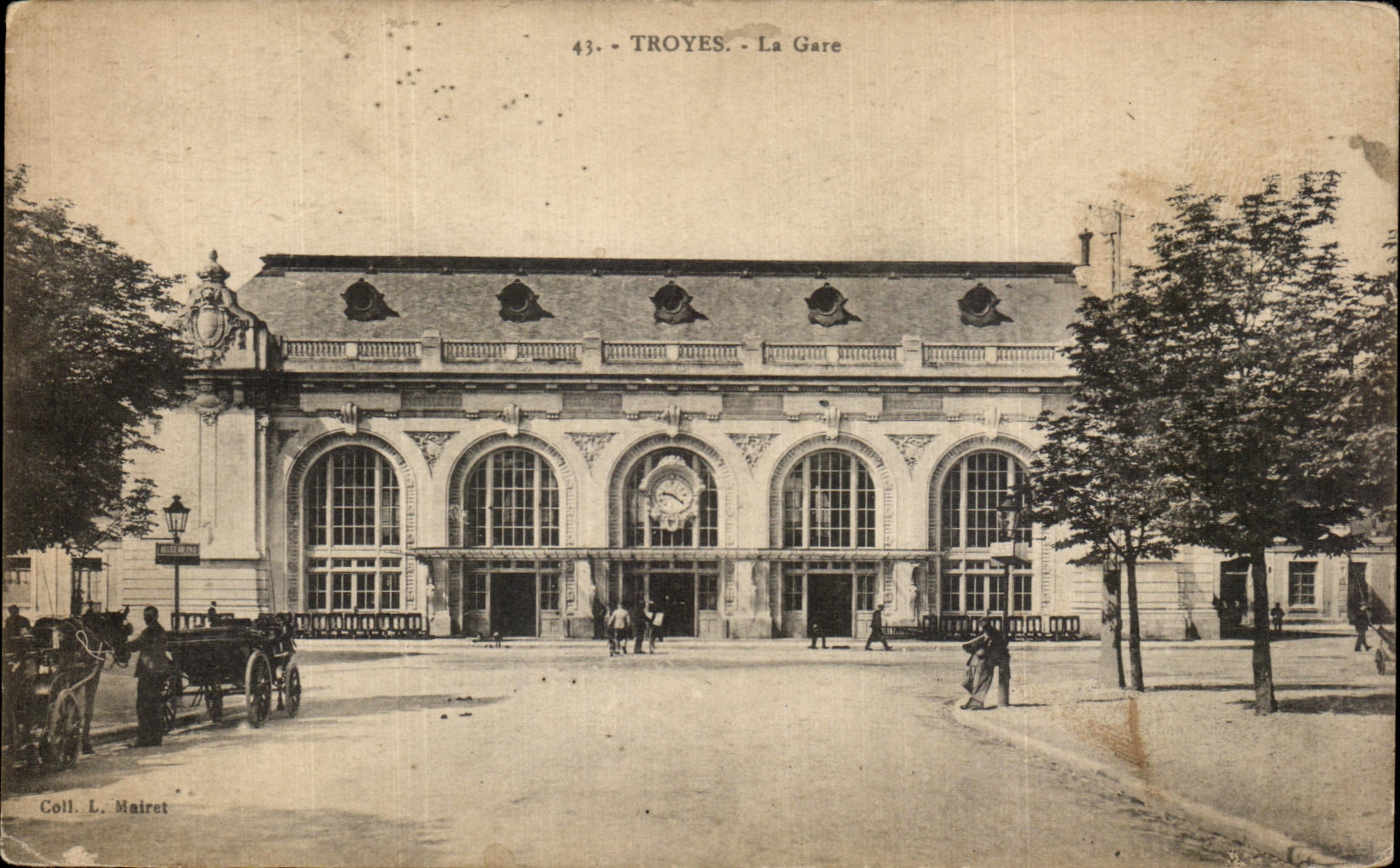 CPA Troyes Train station