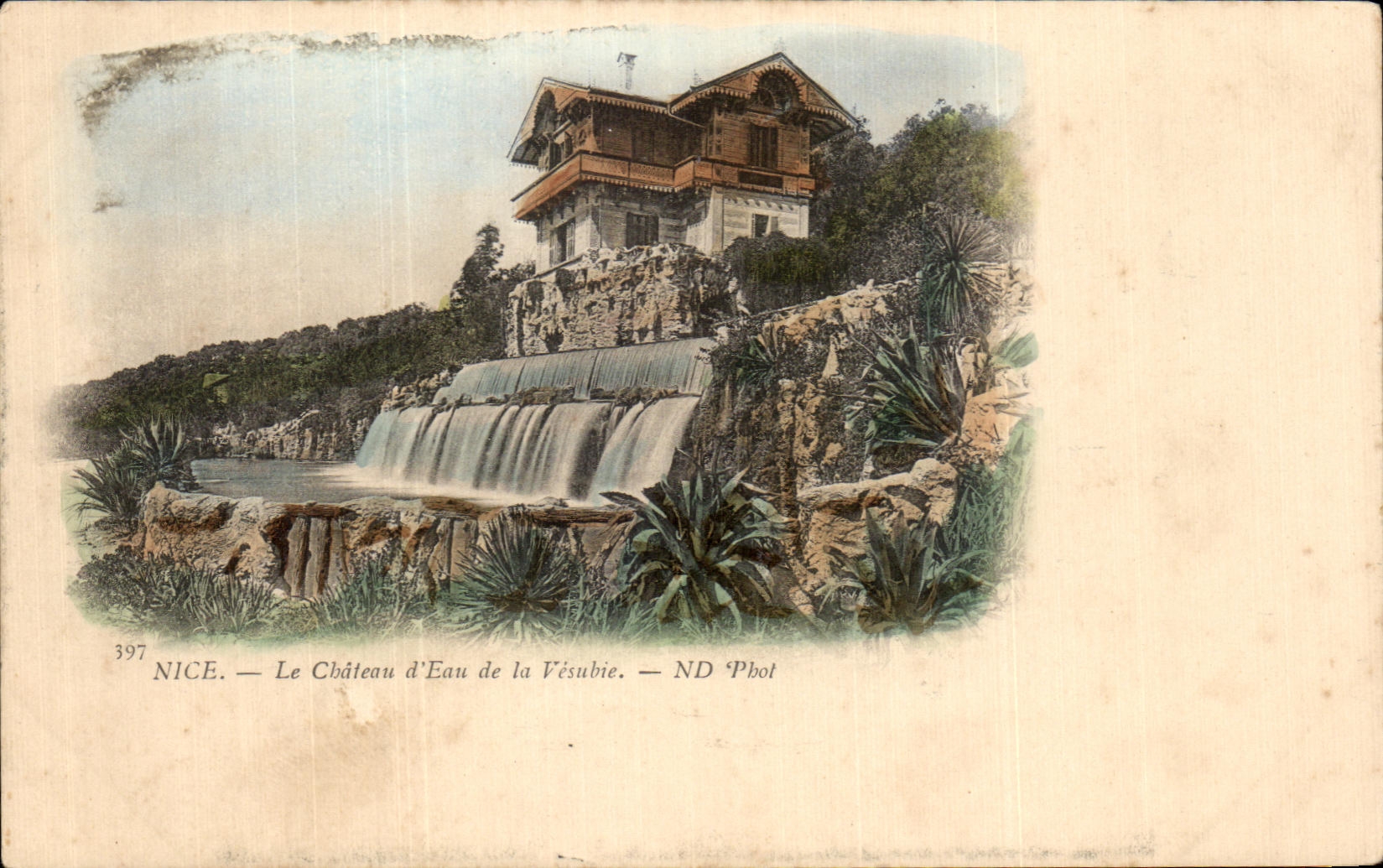 CPA Nice Le Chateau d Eau de la Vesubie 