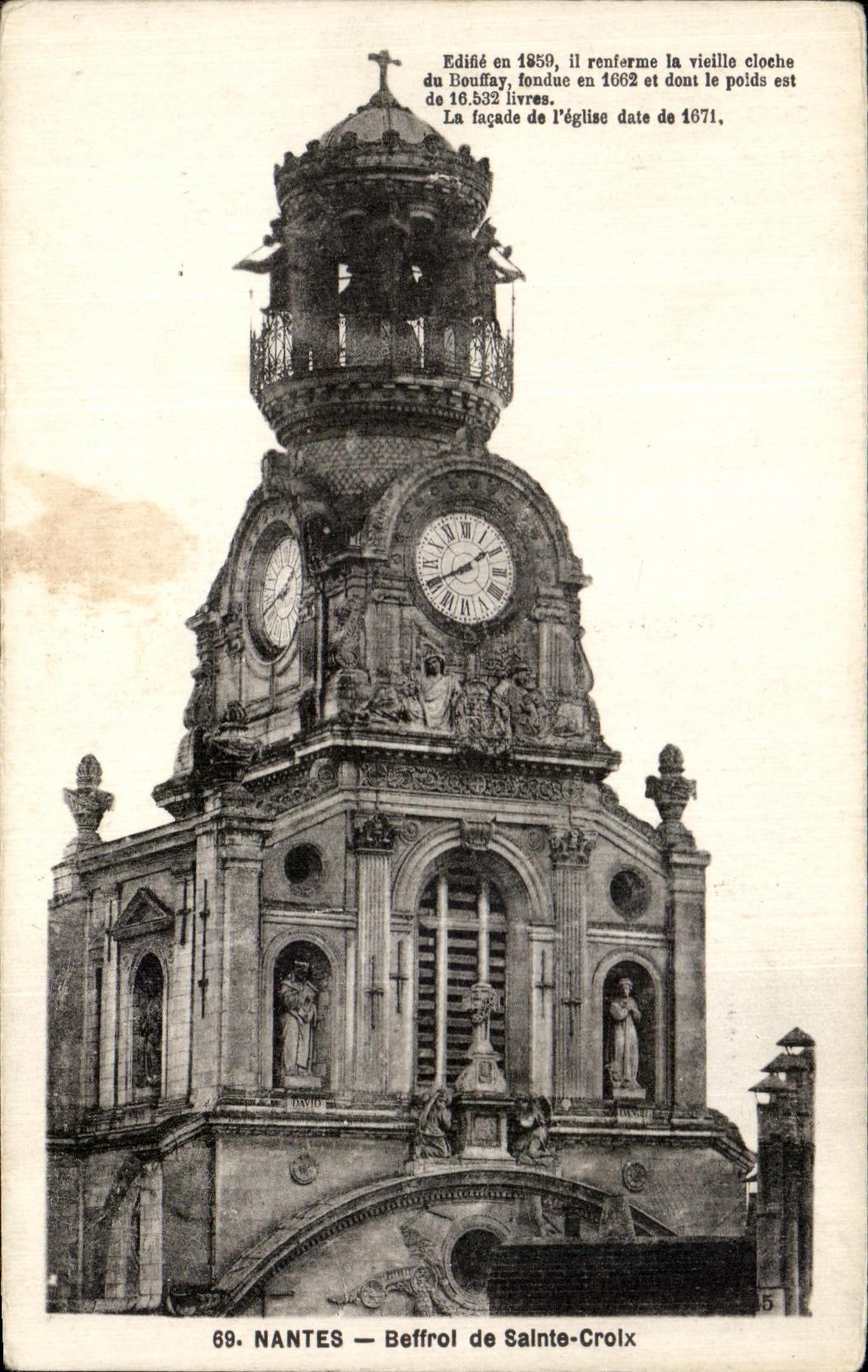 CPA Nantes Beffrol de Sainte Cross